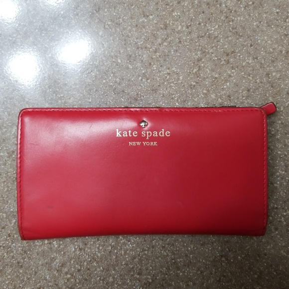 kate spade Handbags - Red Kate Spade wallet